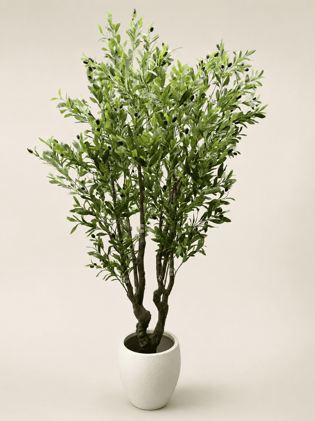 Large artificial olive tree in a pot, artificial plants from MyPlants Dubai