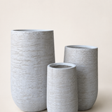 Textured Fiber Clay Designer Pot