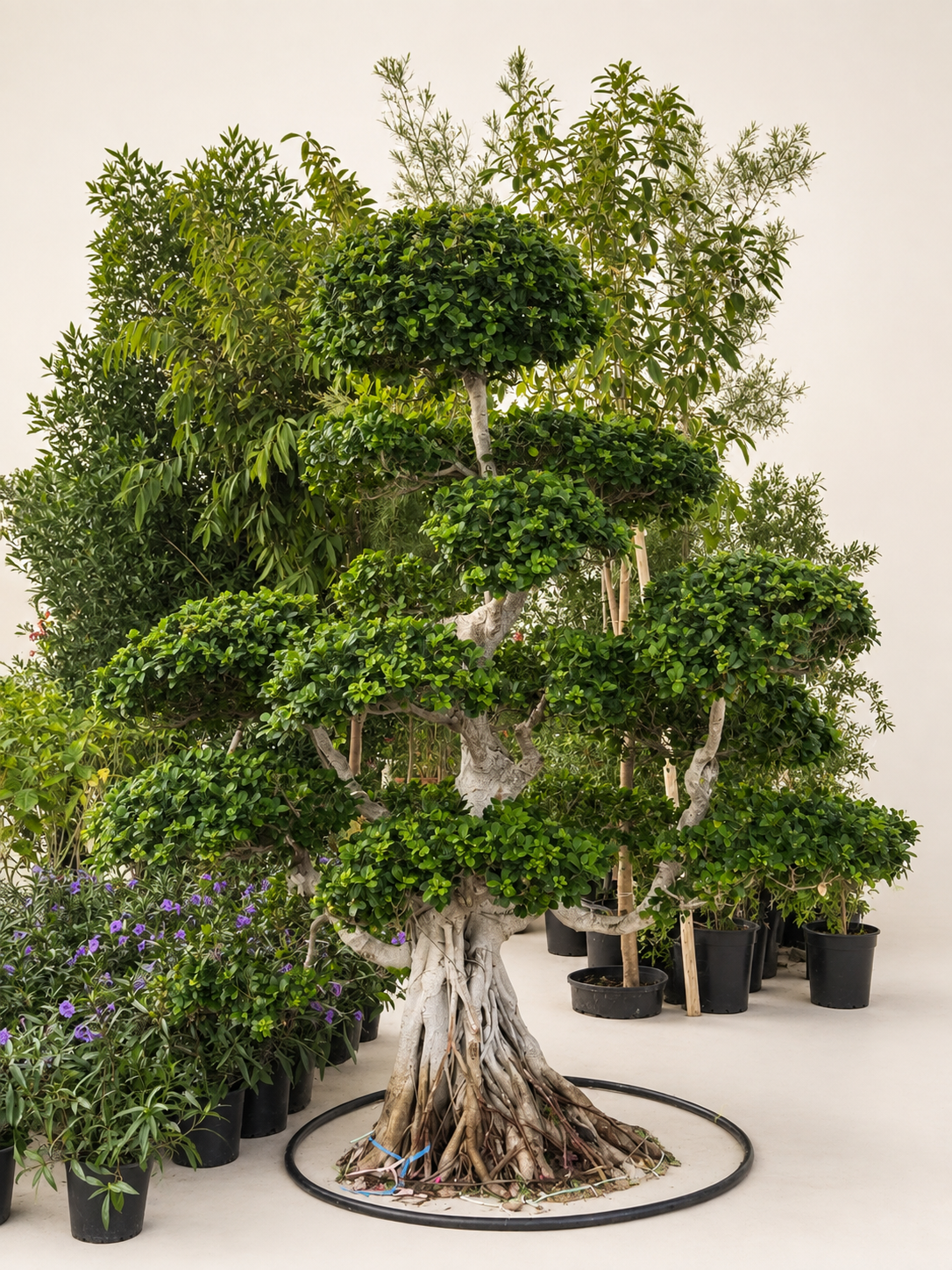 Large Multi-Head Ficus Bonsai Tree - Outdoor Garden & Villa Landscaping Plant UAE Default Title