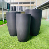 Ceramic Tall Pot (Black)