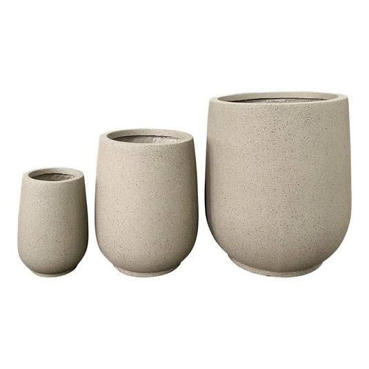 Sand Color Round Planter