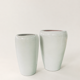 Ceramic Shiny Tall Pot (White)