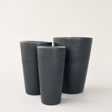 Ceramic Tall Pot (Matte Black)