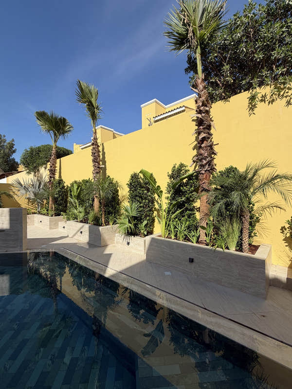 Lap pool and screening